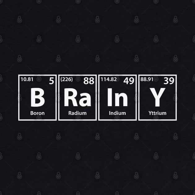 Brainy (B-Ra-In-Y) Periodic Elements Spelling by cerebrands